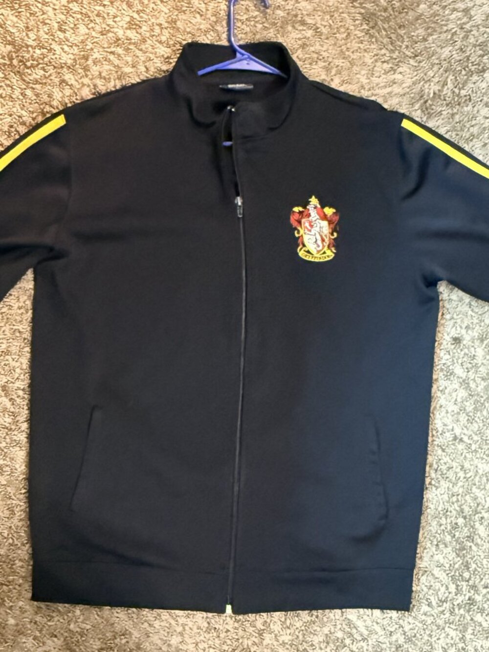 Harry Potter Gryffindor Full Zip Track/varsity Jacket Large